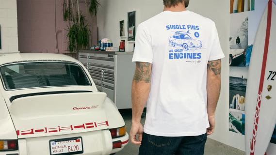 porsche surfcollectie t-shirt