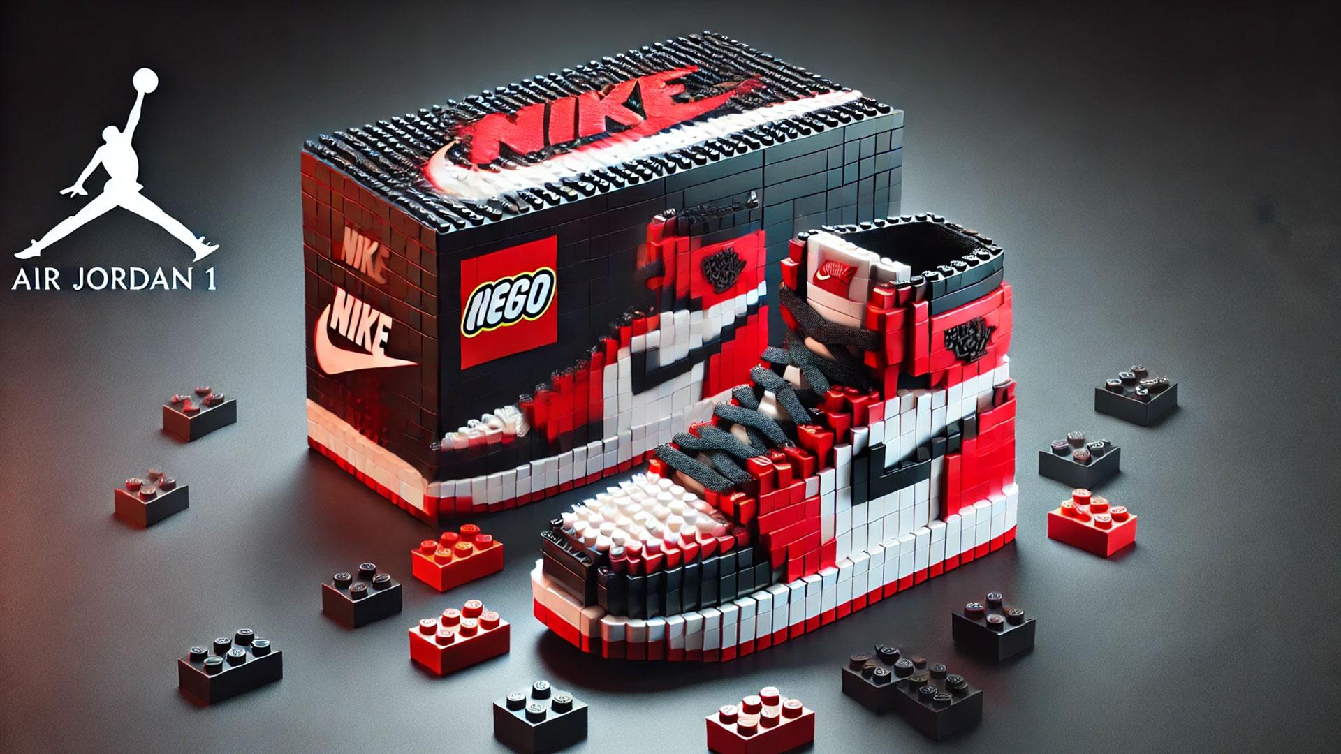 lego nike sneakers Air Jordan 1