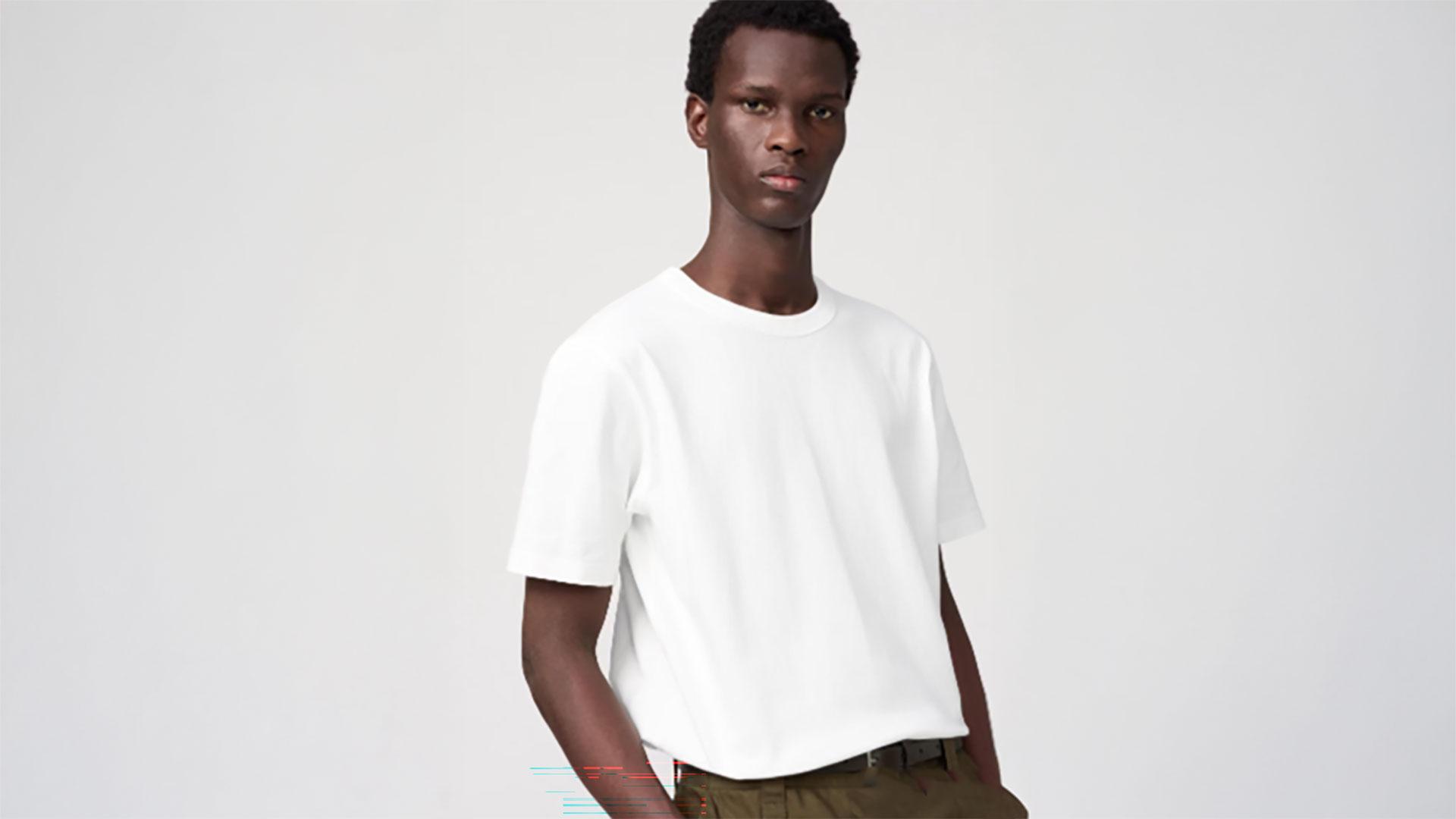 Uniqlo Supima Cotton Tee wit