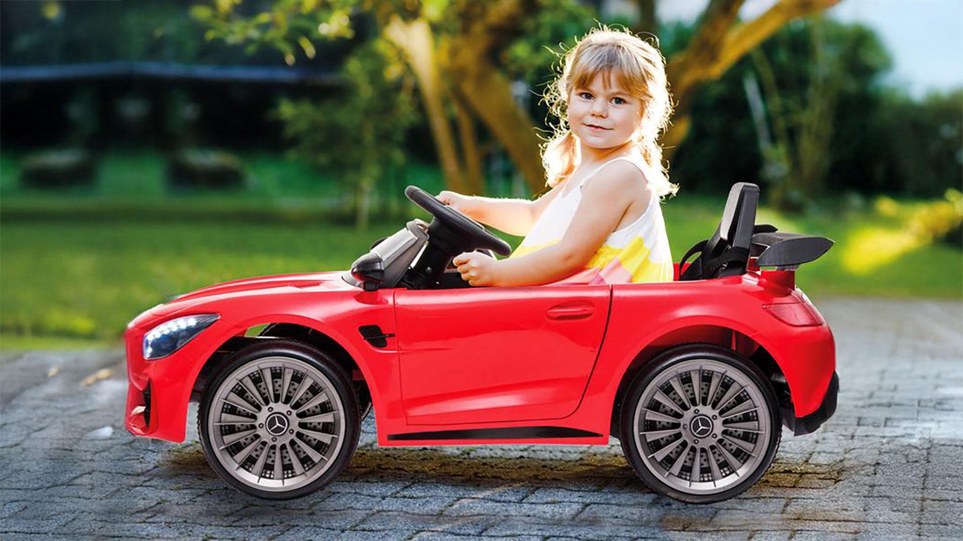 mercedes-benz amg kinderauto rood
