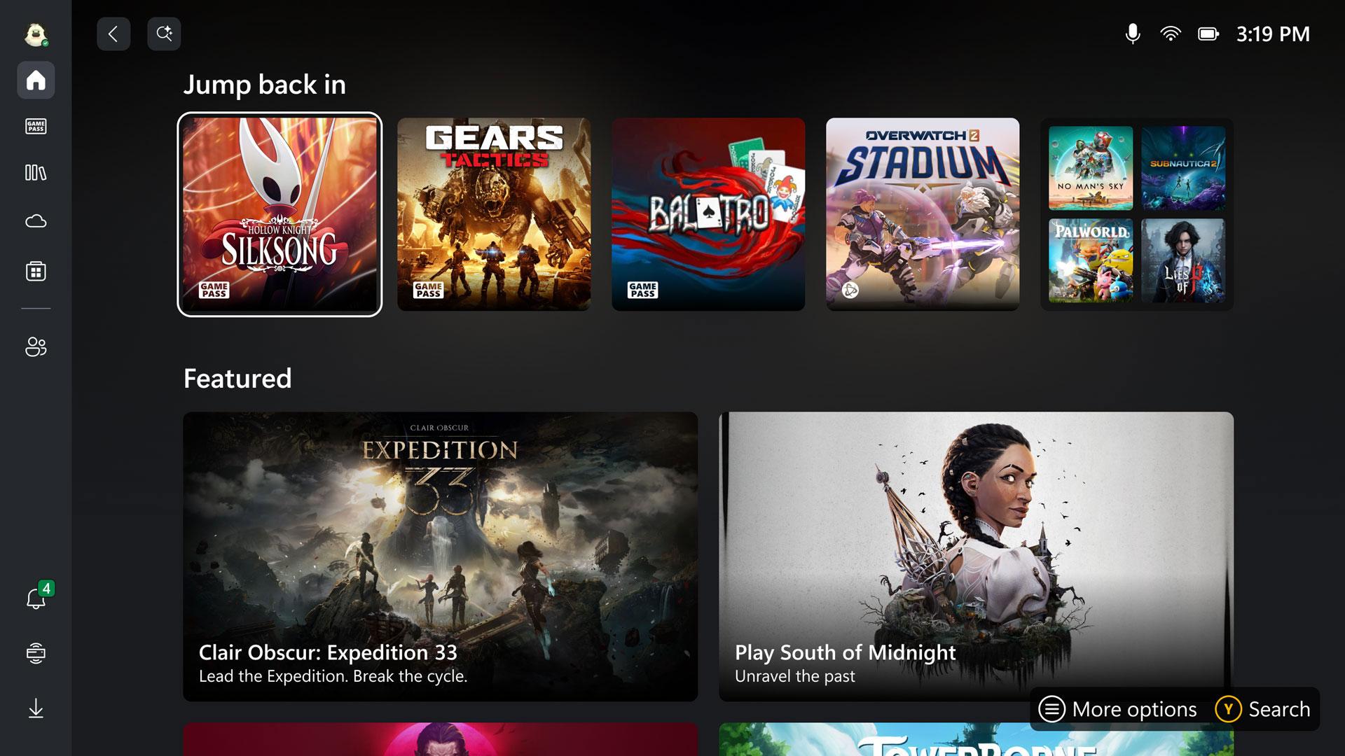 ROG Xbox Ally games