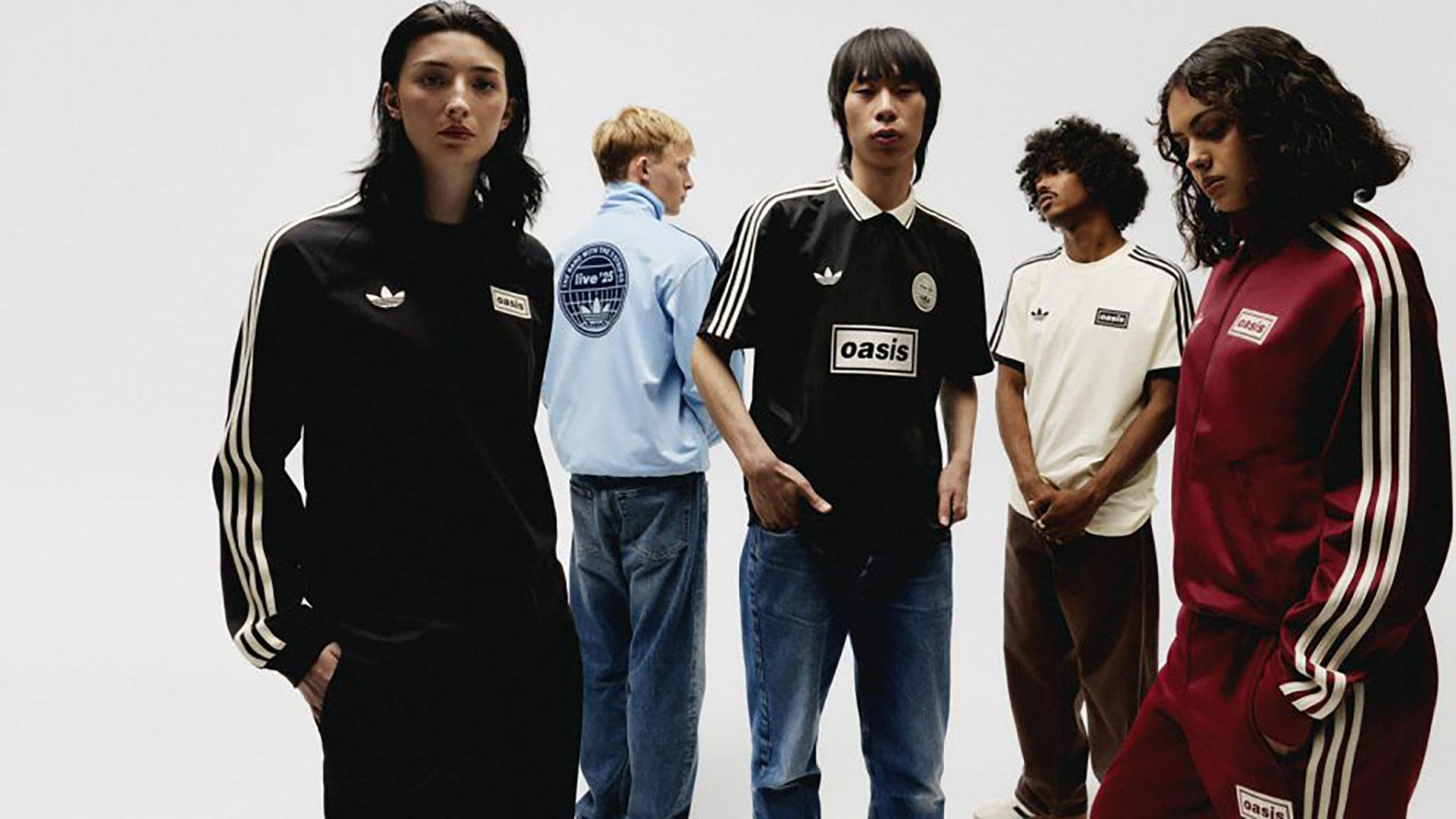Adidas Originals herenigt Britpop-iconen Oasis met ultieme nineties-collectie