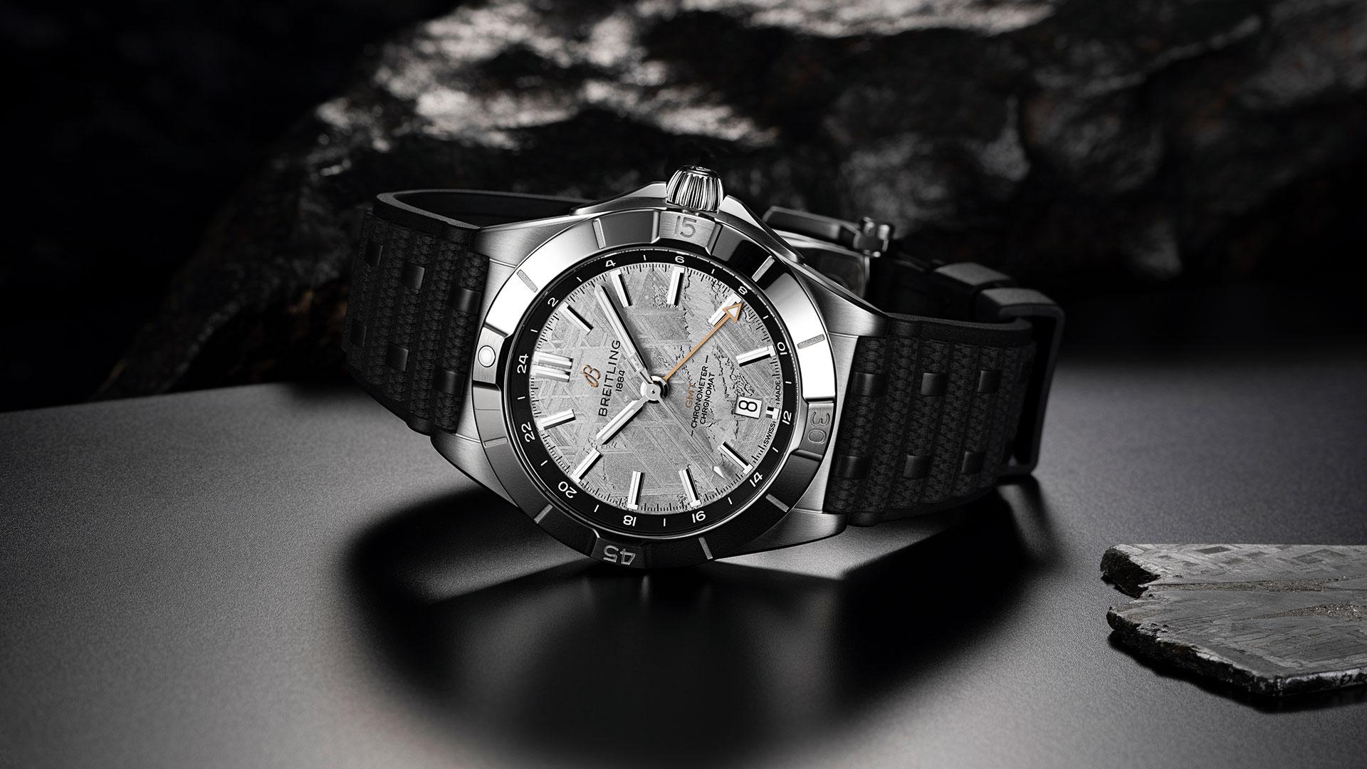 Erling Haaland Breitling horloge Chronomat Automatic GMT-40