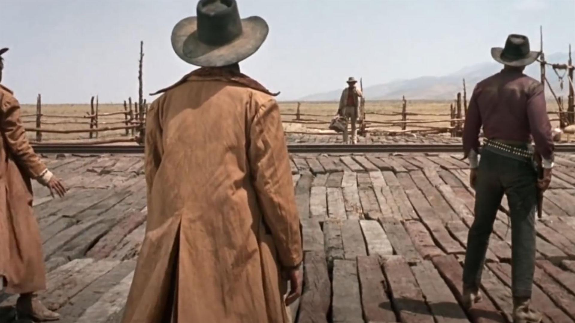 openingsscène once upon a time in the west
