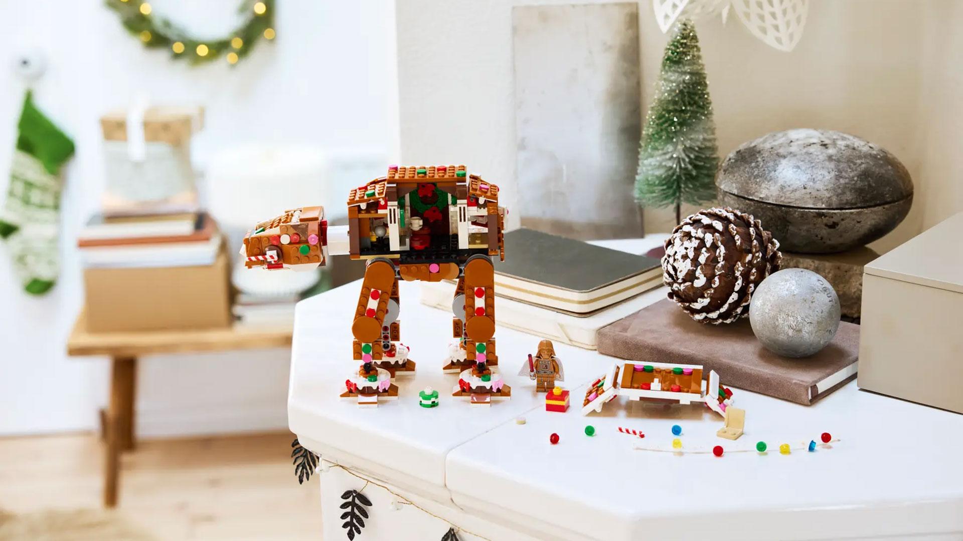 Deze Lego-set brengt zelfs Darth Vader in kerststemming