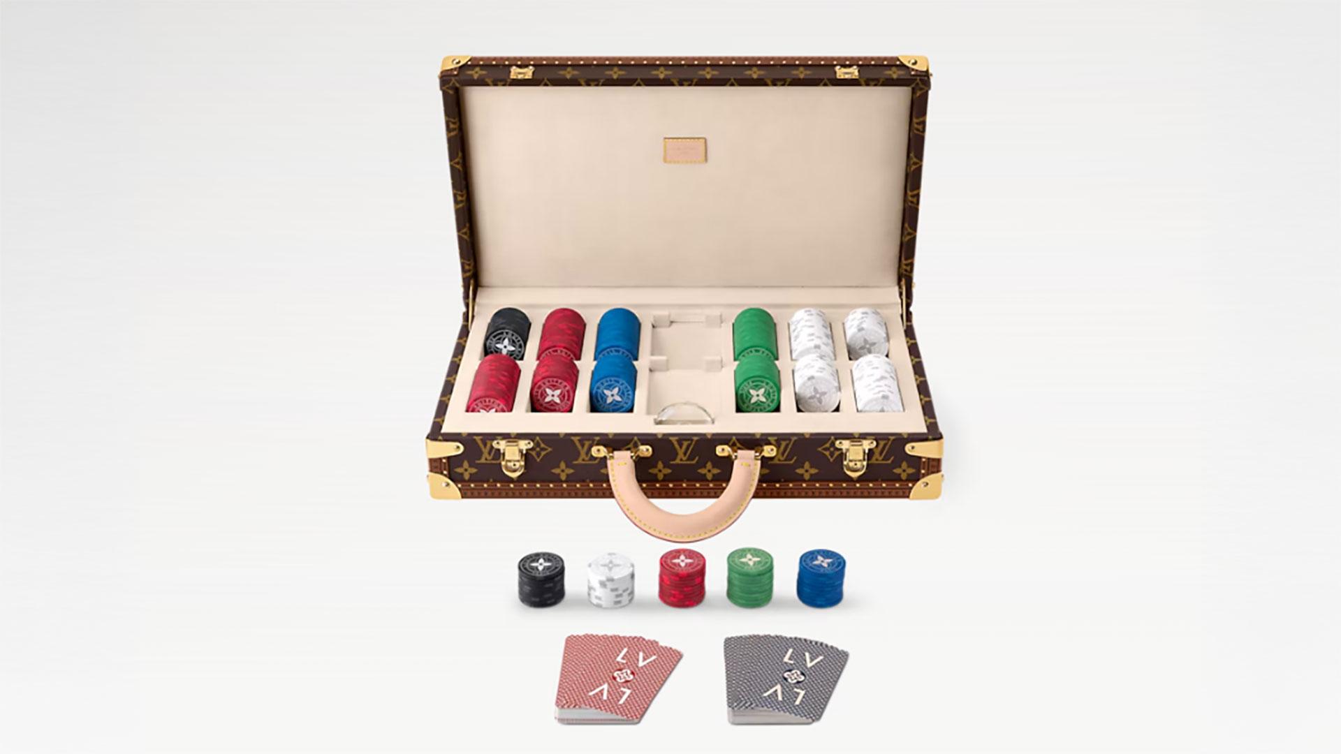 Je spelletjeskast is pas compleet met deze Louis Vuitton-pokerset