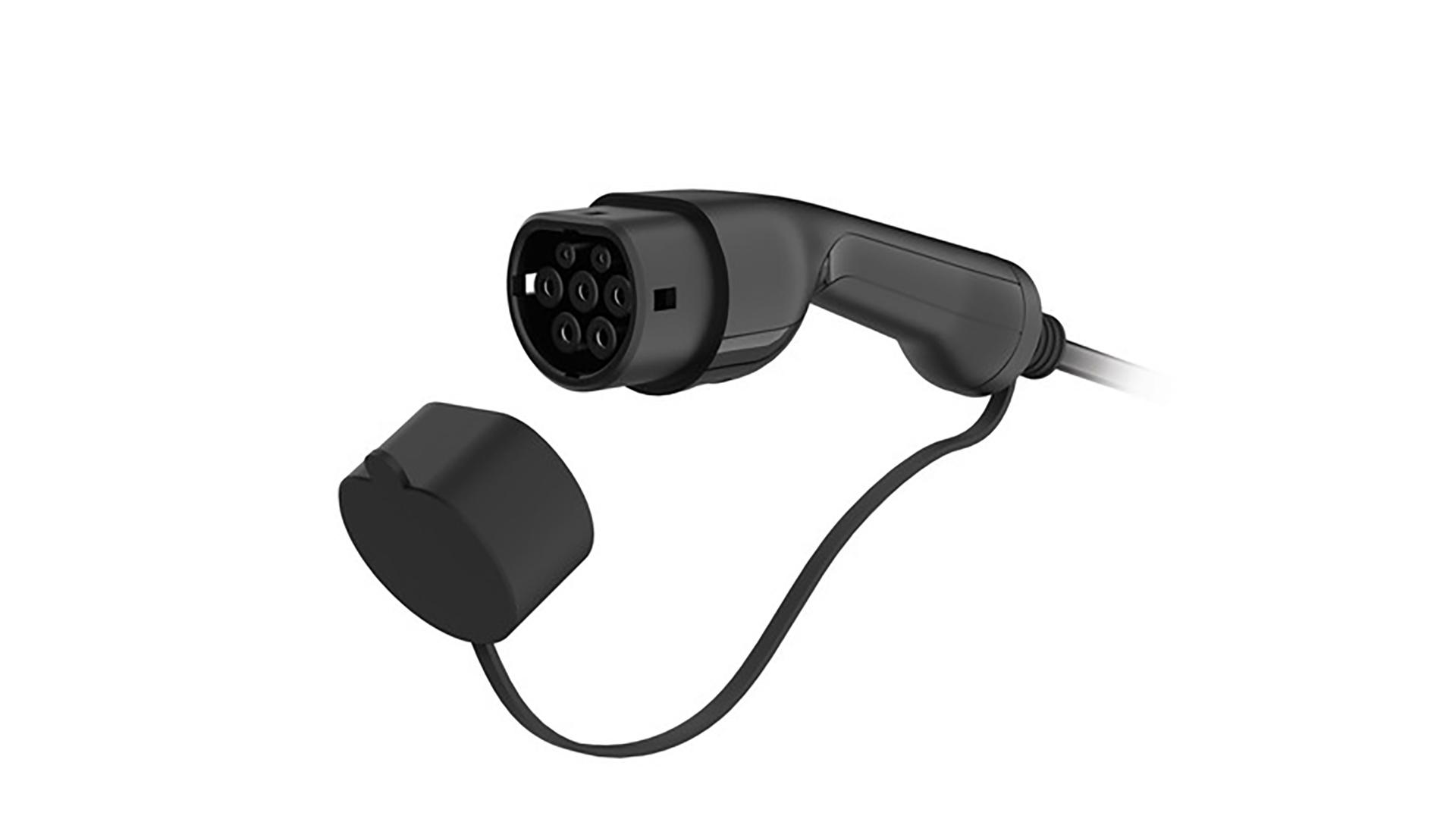Masterplug EV-Oplaadkabel voor Elektrische en Hybride Voertuigen, 10 Meter, Modus 2, Schuko EU-Stekker naar Type 2 Autolader, 3,6 kW, 16 A, EVCM221610G/EU