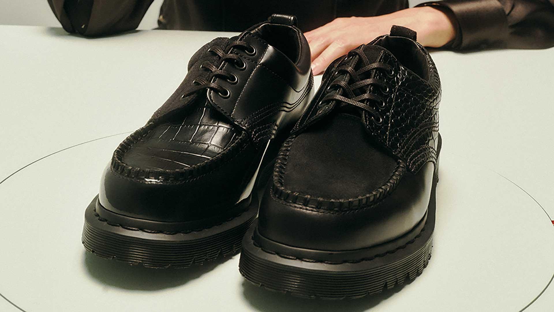 Dr. Martens x Beams Lowell: bijzondere veterschoenen met vijf