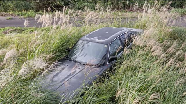 verlaten auto's Fukushima