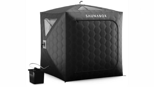 Sauna à Vapeur et Cabine Pliable OHMG - Rouge - 1 Place - 1.5L 1000W