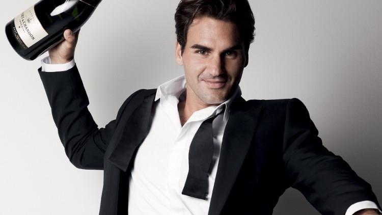 Moët & Chandon strikt Roger Federer als ambassadeur