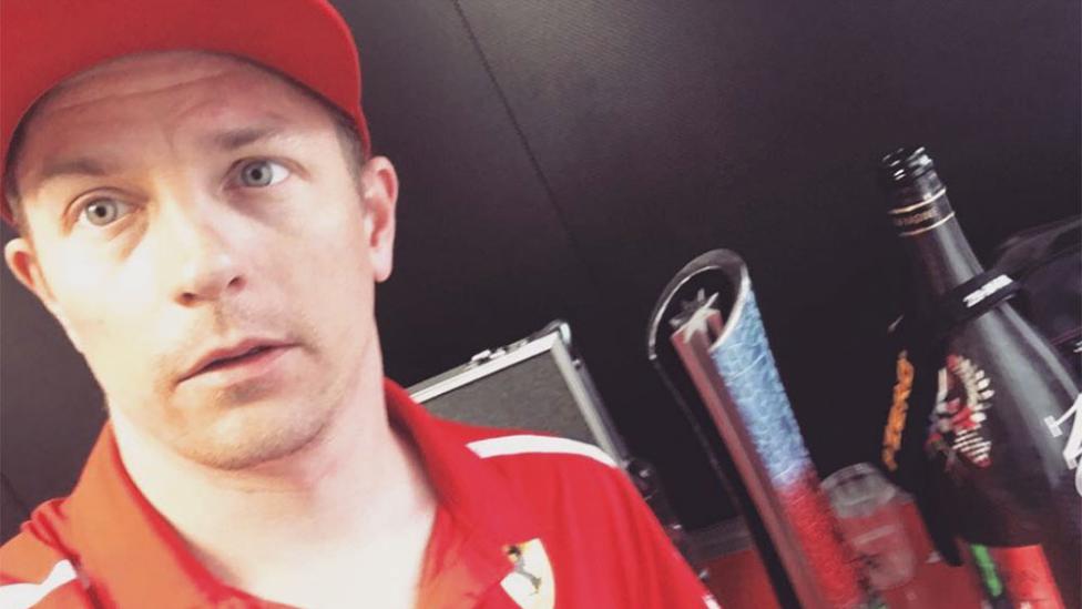 De Instagram van Kimi Räikkönen is gortdroog vermaak