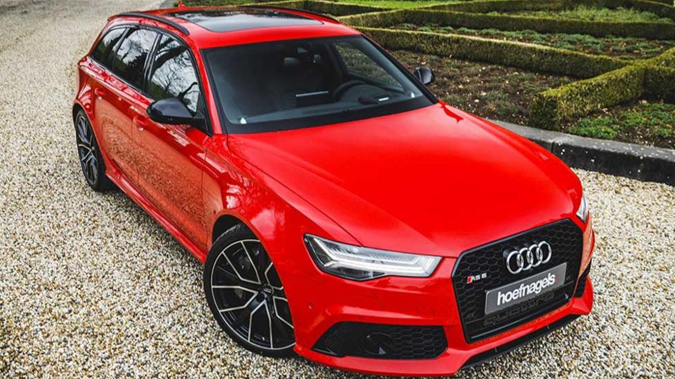 Audi RS6 Performance, want vandaag is rood