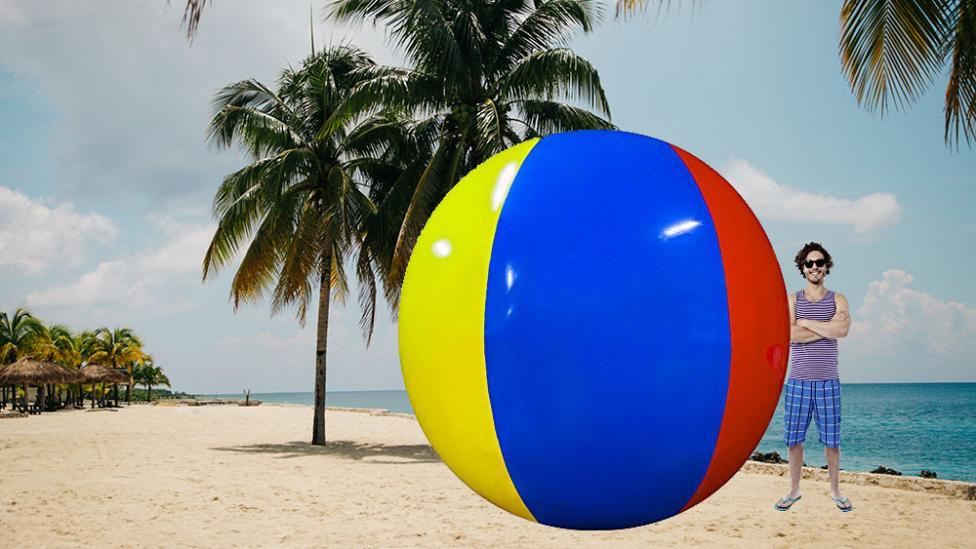 Met deze gigantische strandbal own je het strand