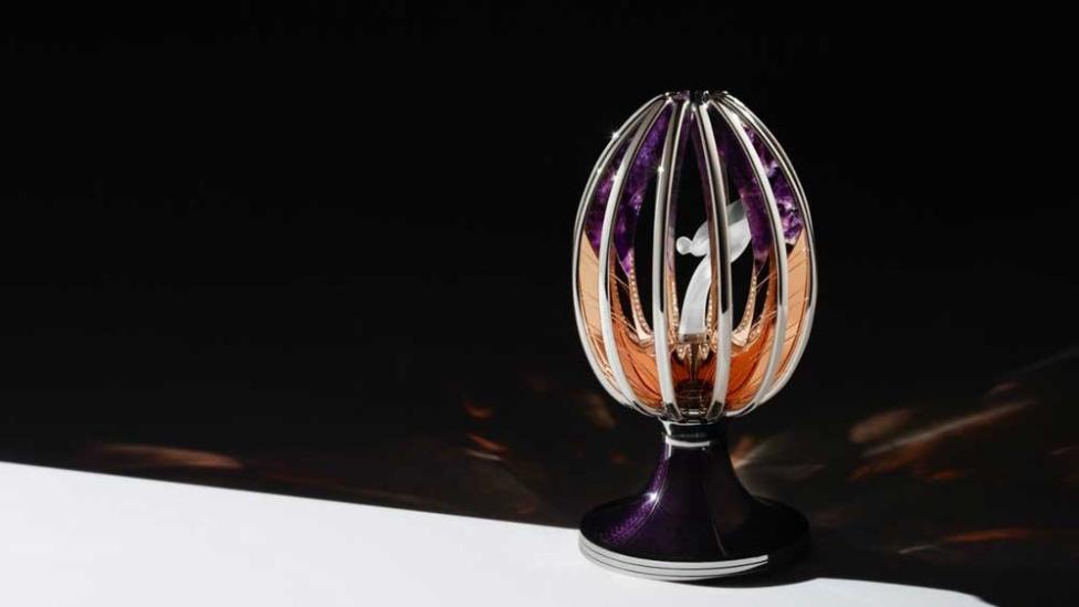 Fabergé-ei van Rolls-Royce huist speciale Spirit of Ecstasy