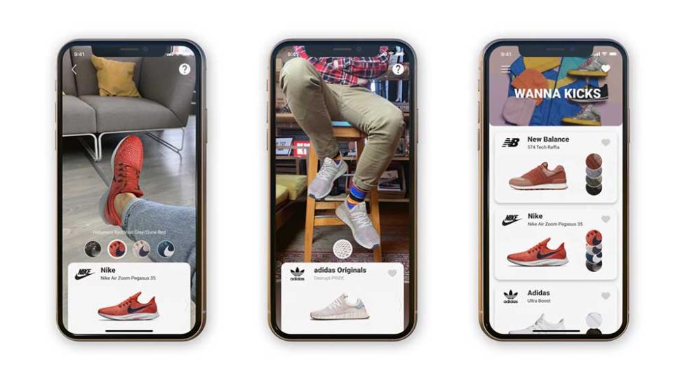 Wanna Kicks laat je sneakers passen via augmented reality