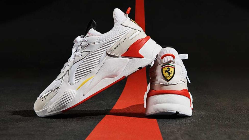 PUMA Ferrari sneakers bewijzen dat de Dad Sneaker-trend nog leeft