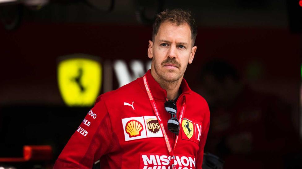 Snor van Sebastian Vettel is een stille ode aan Nigel Mansell