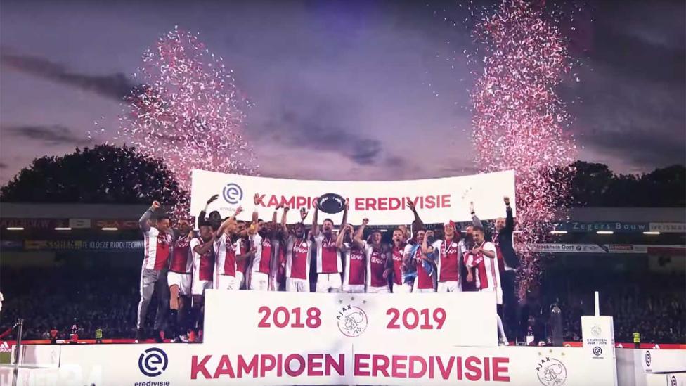 Hoogtepunten Ajax seizoen 2018/19 in één video