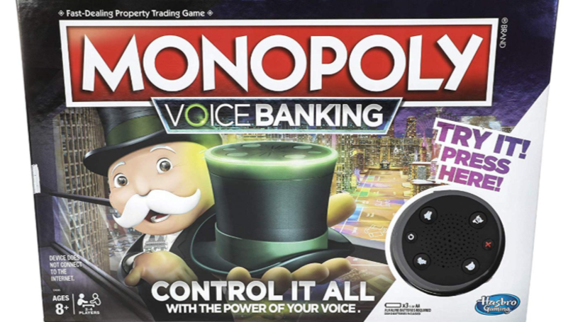Nooit meer familieruzies met Monopoly Voice Banking