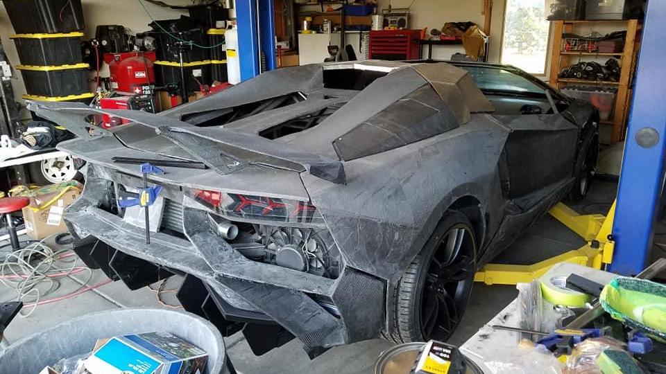 Deze Lamborghini Aventador SV is gemaakt met een 3D-printer