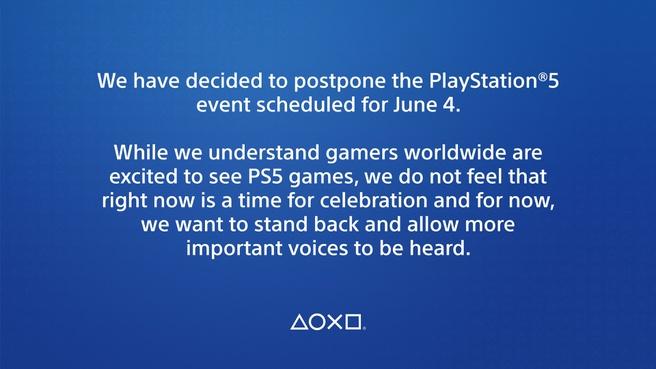 PlayStation 5 evenement voorlopig uitgesteld