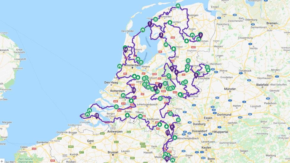 Dit is de ultieme roadtrip door Nederland