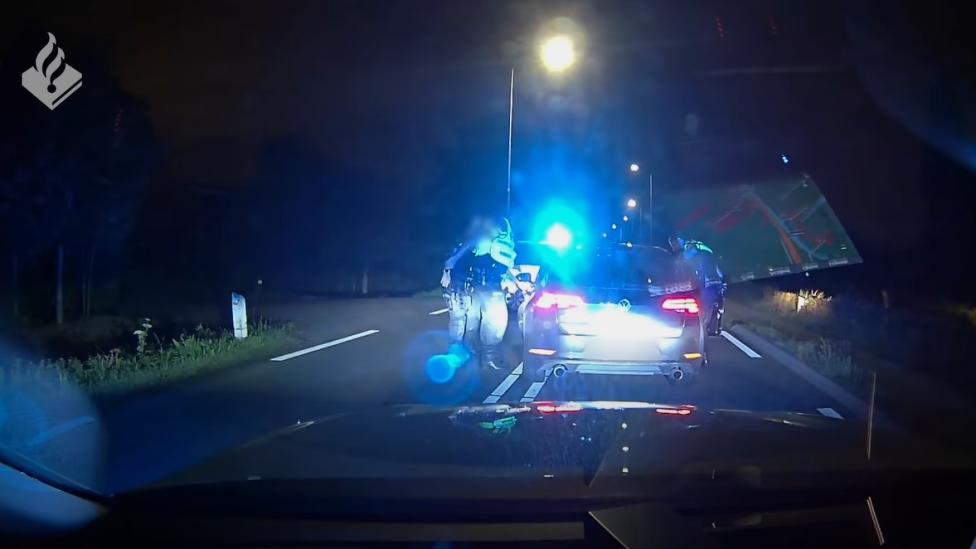 Politieachtervolging Golf GTI zonder rijbewijs op de A4