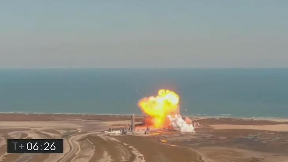 Opnieuw heftige crash bij ‘landing’ van SpaceX raket