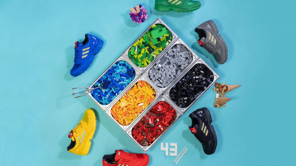 LEGO x adidas maken opnieuw sneakers: ZX 8000 Color Pack