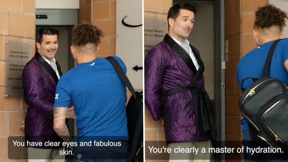 Manchester City-spelers krijgen geweldige complimentjes van komiek