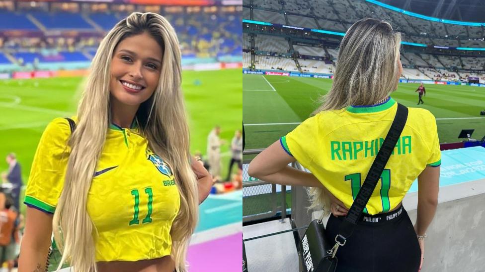 Natalia Rodrigues is de vrouw van de Braziliaanse WK-ganger Raphinha