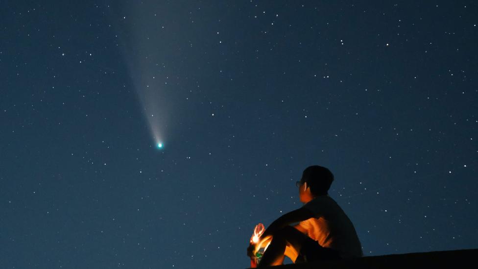 Bijzondere groene komeet is deze week zichtbaar