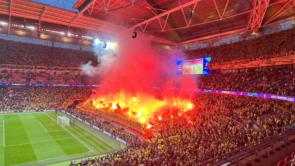 ‘Die Gelbe Wand’ stal de show tijdens de Champions League finale 2024