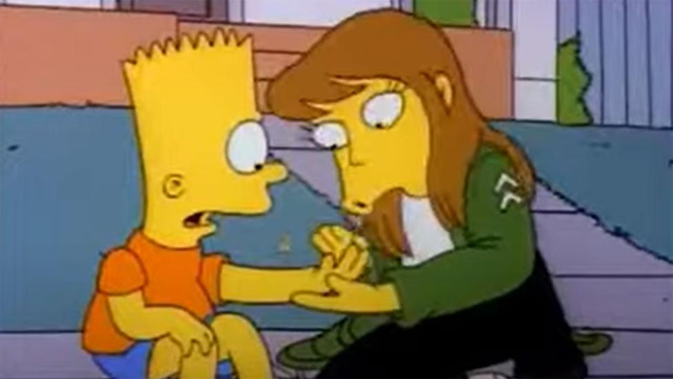 The Simpsons doen het weer en voorspelden de Hawk Tuah-meme