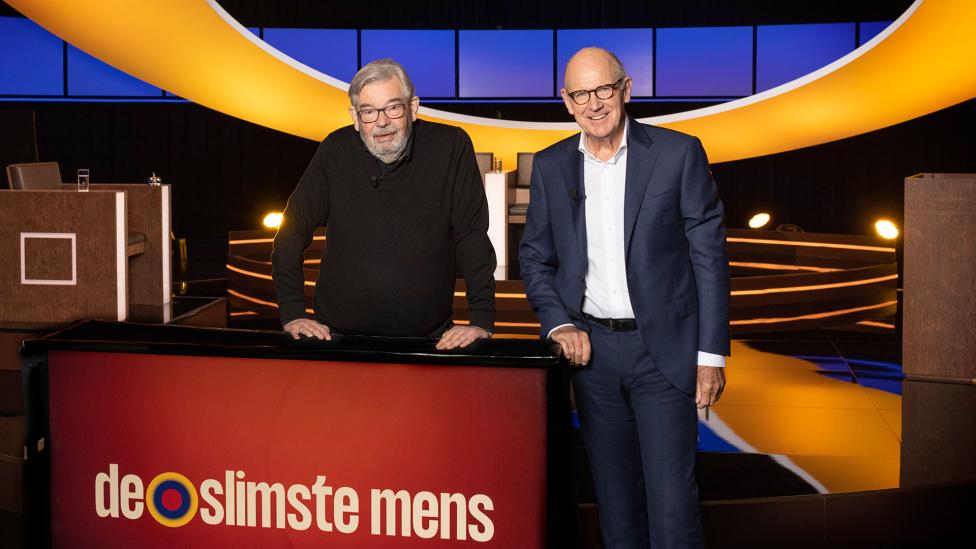 Oud-winnaars De Slimste Mens keren terug in slotseizoen Philip Freriks en Maarten van Rossem