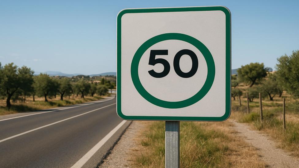 Wat betekent het snelheidsbord met groene rand?
