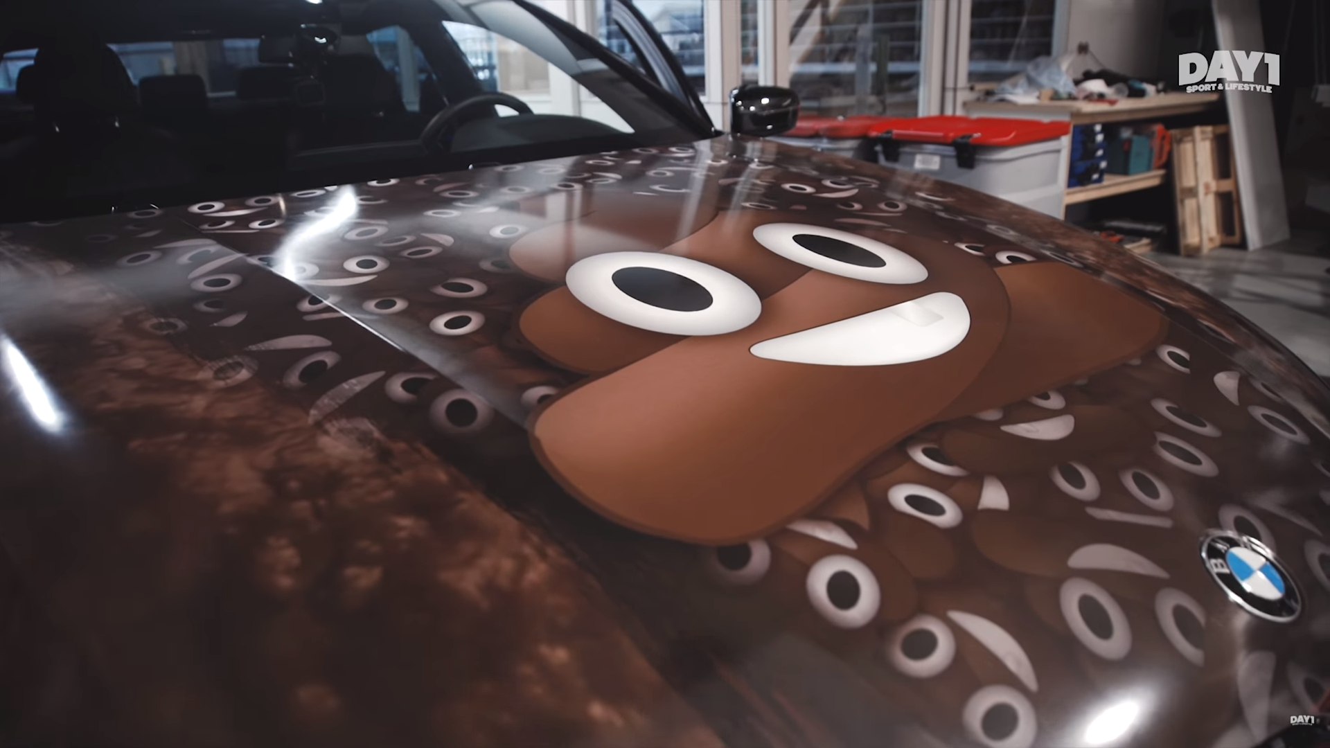 BMW 7-serie van Mr. Polska heeft nu poep-emoji's