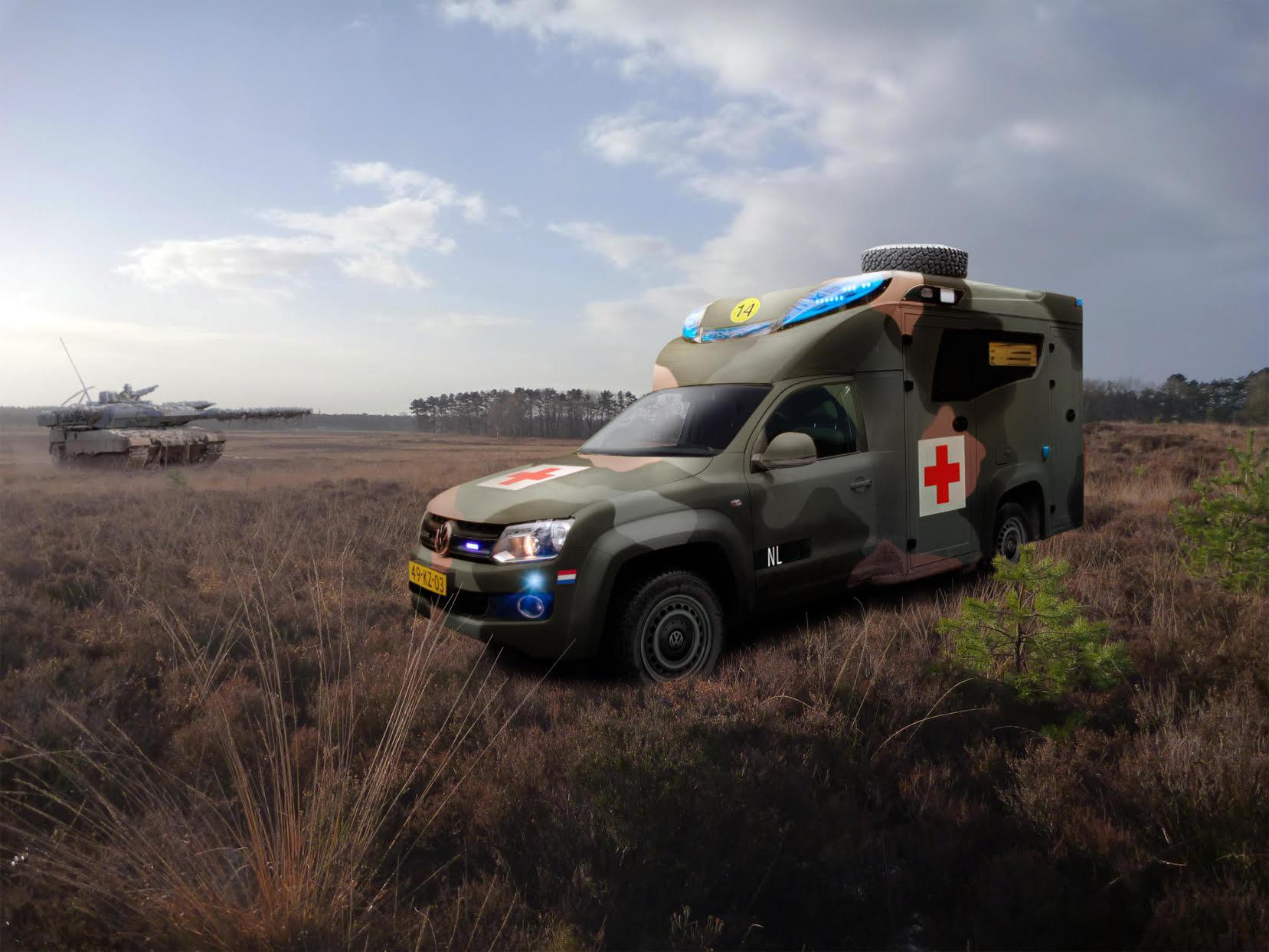 Pijnstiller procedure te ontvangen Is de VW Amarok de nieuwe ambulance van Defensie?