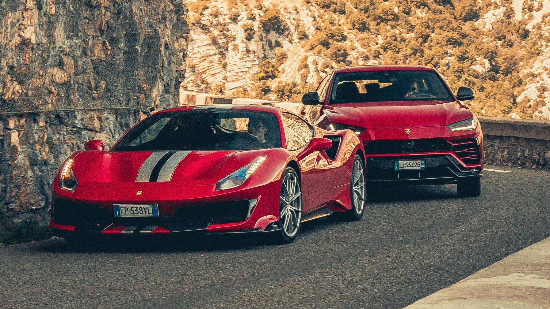 Lamborghini Urus vs Ferrari