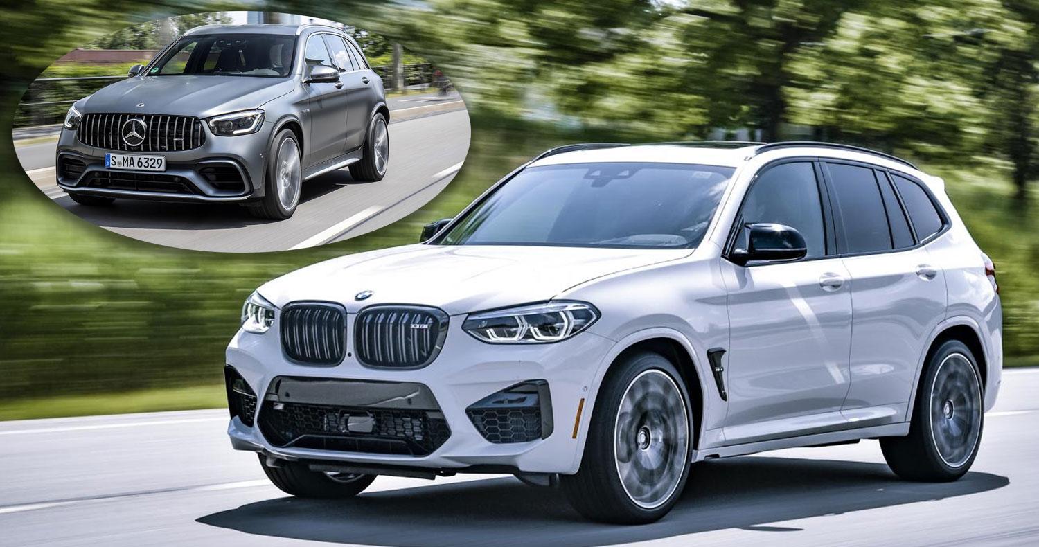 Mercedes-AMG GLC 63 S vs BMW X3 M Competition - TopGear