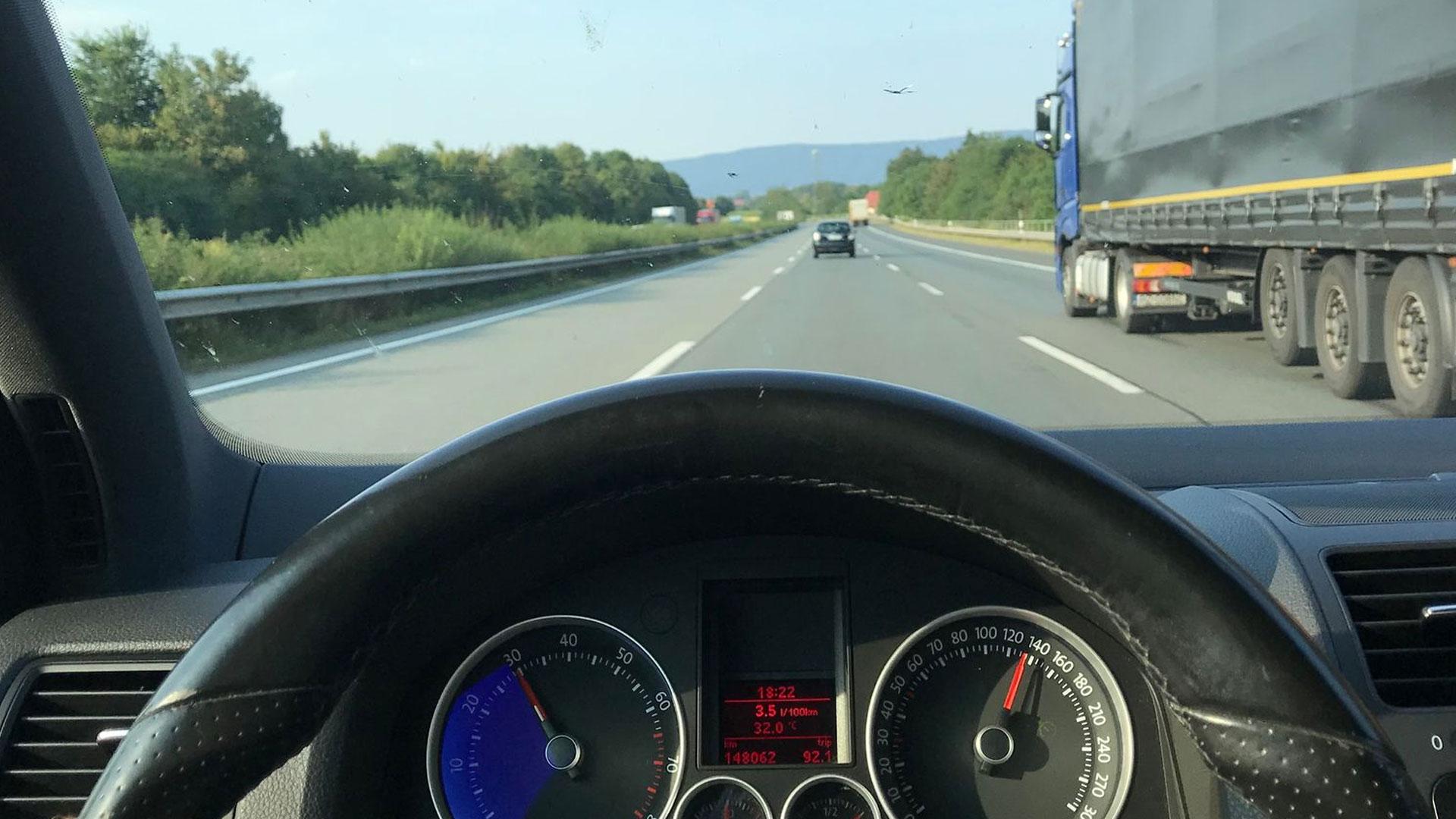 Volkswagen Golf 5 GTI op de Autobahn