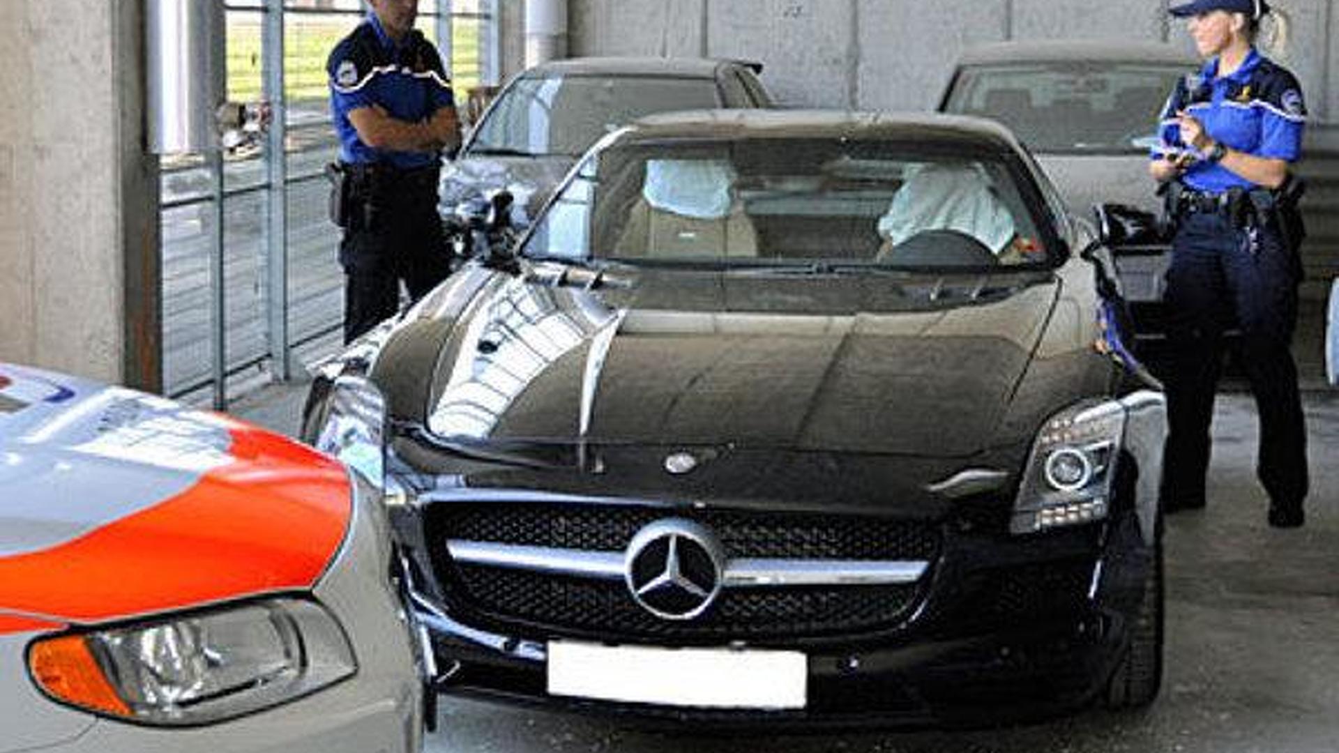 Mercedes SLS van de duurste snelheidsboete ooit