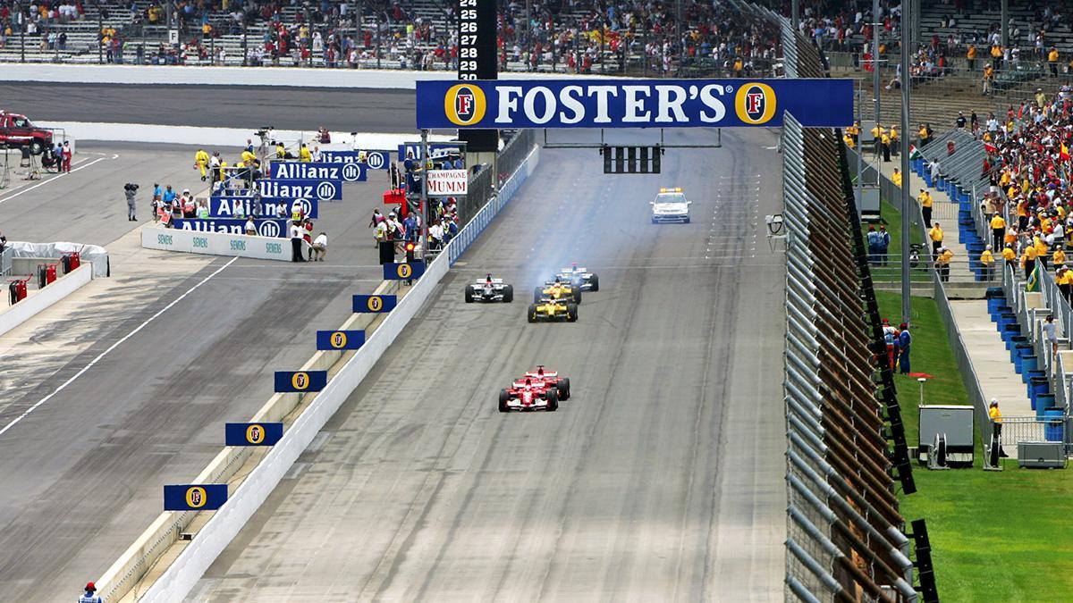 Bij de GP van Amerika op Indianapolis in 2005 finishte maar zes auto's