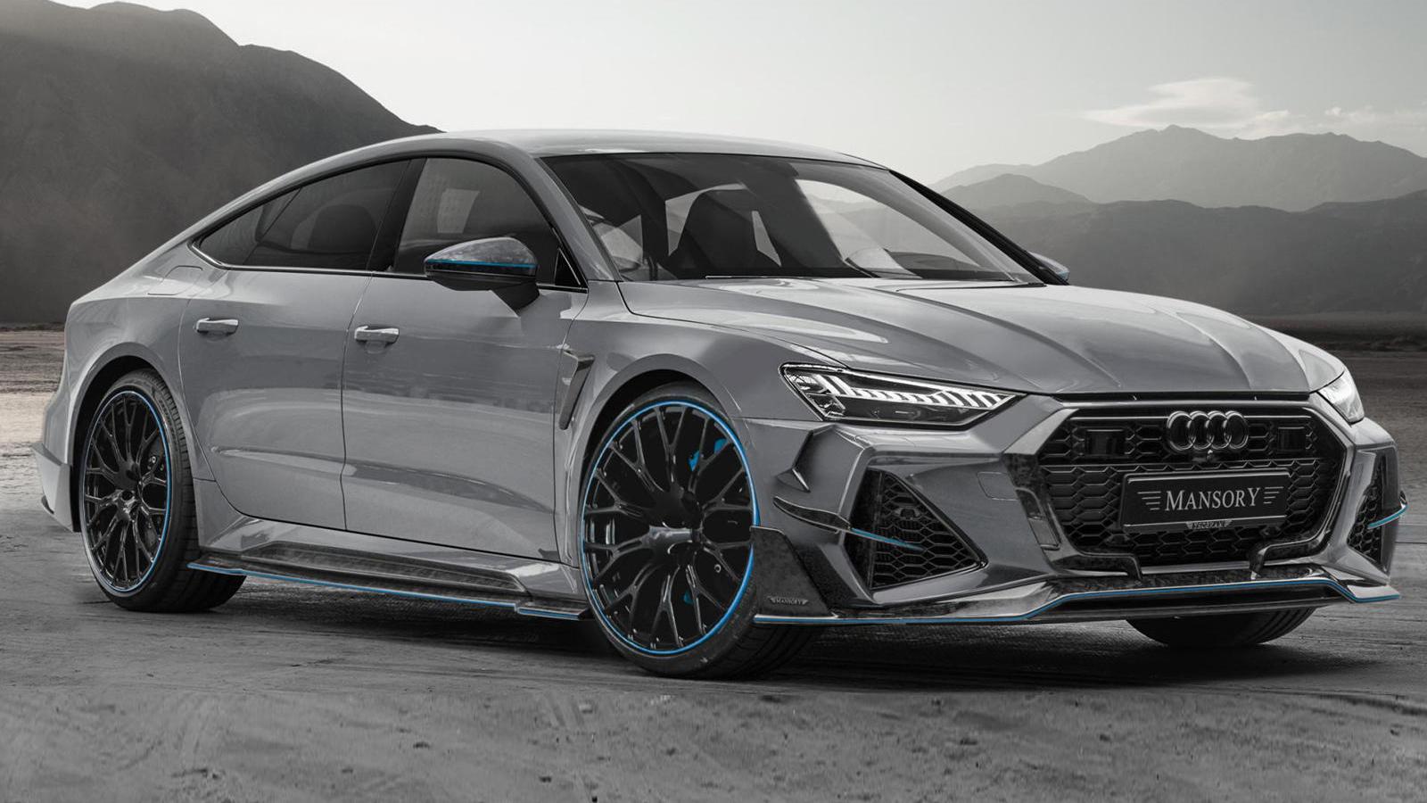 Mansory Audi RS 7 is bekleed met smurfenleer TopGear