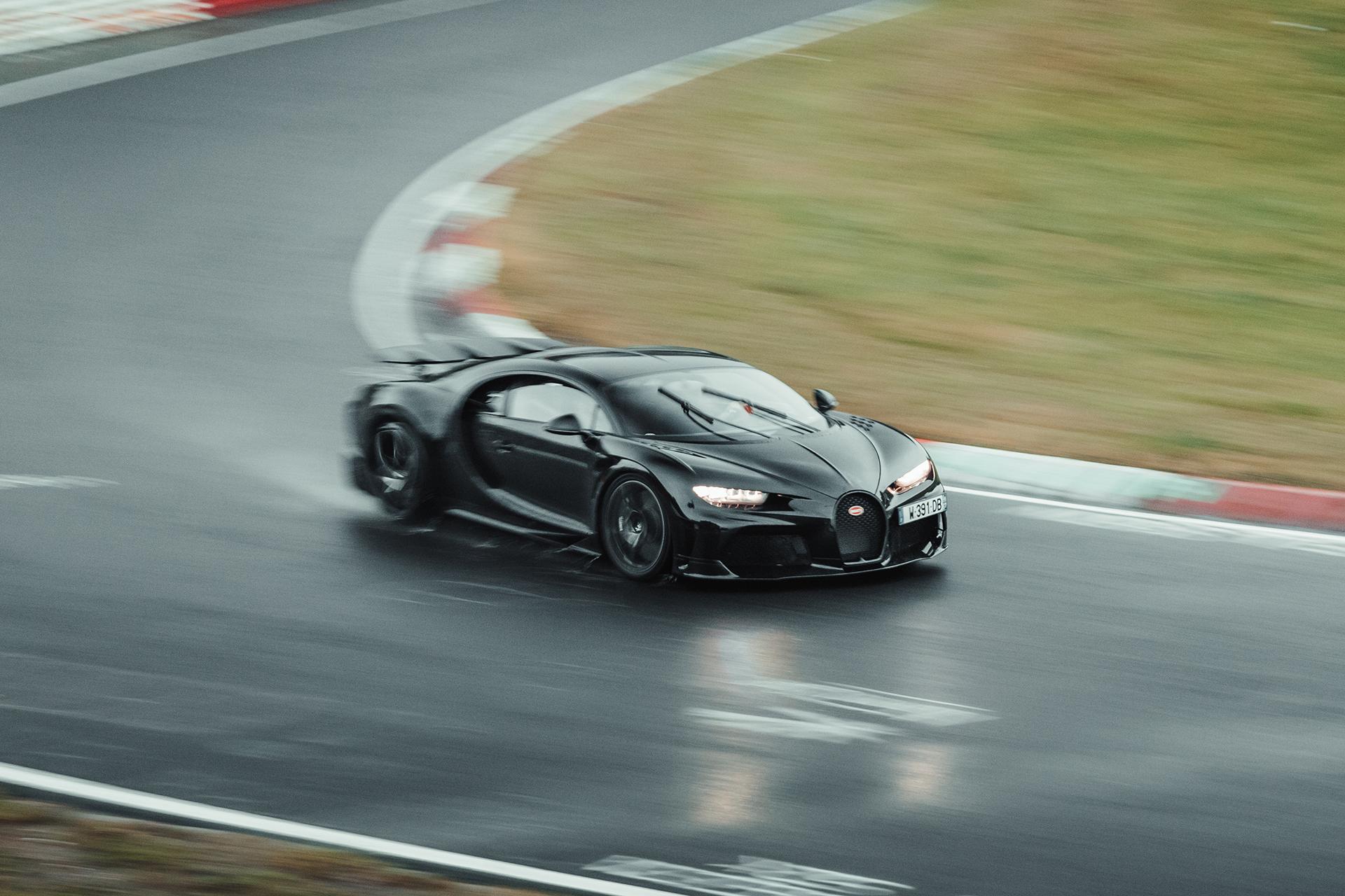 Bugatti Chiron Super Sport Nürburgring Nordschleife tijdens Touristenfahrten