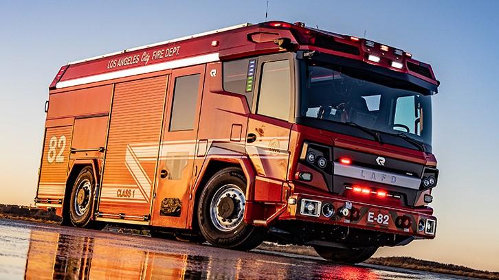 Rosenbauer RTX eerste elektrische brandweerwagen VS