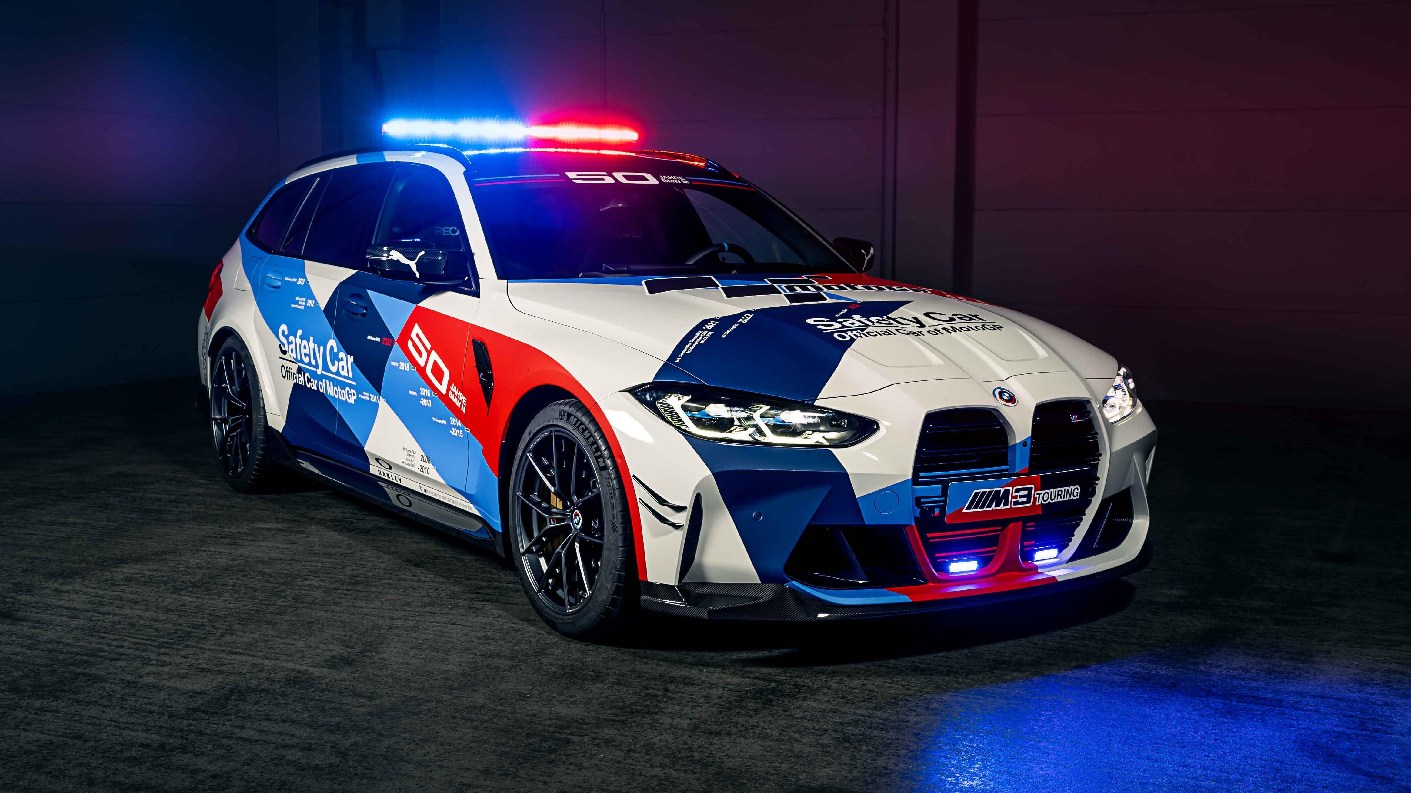 Deze BMW M3 Touring is de nieuwe safetycar voor de MotoGP - TopGear