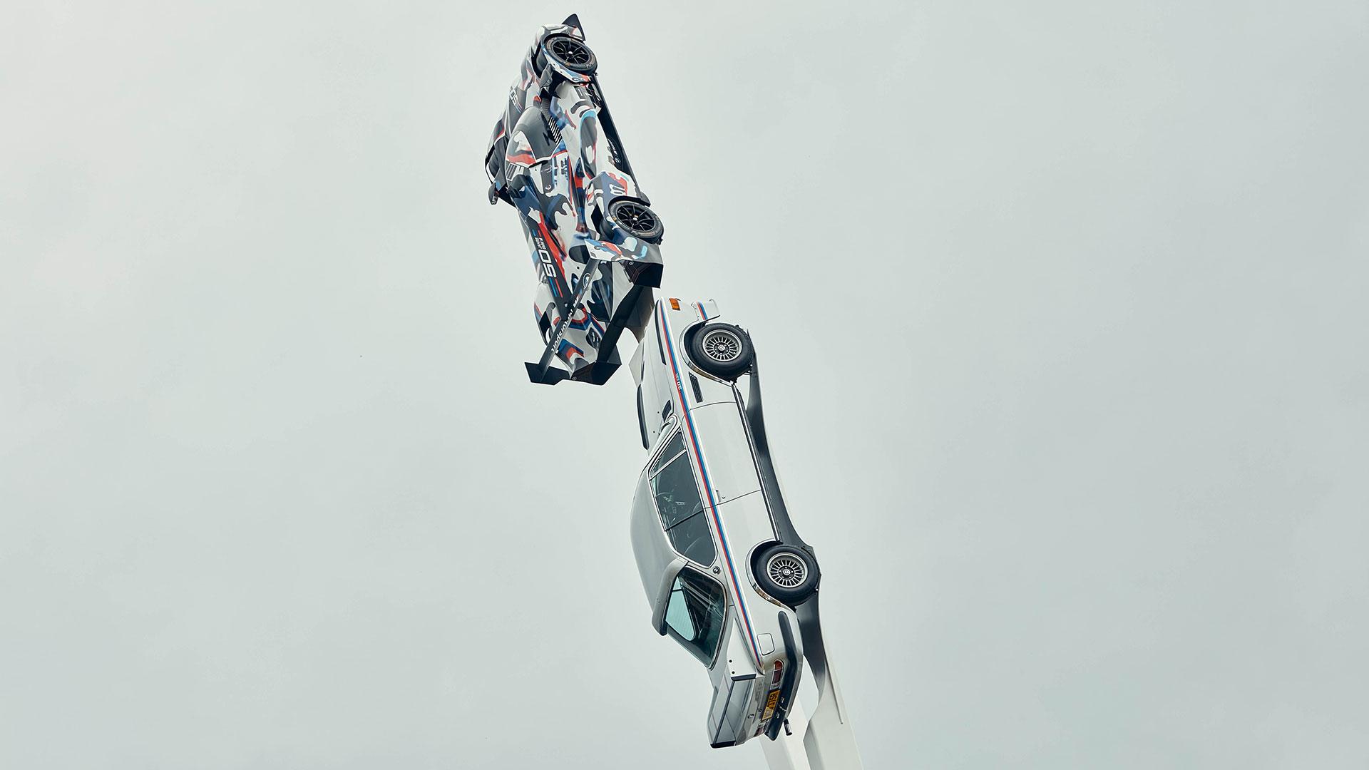 BMW-sculptuur Goodwood FOS 2022: 3.0 CSL en Le Mans-racer