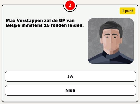 Max Verstappen de GP van België